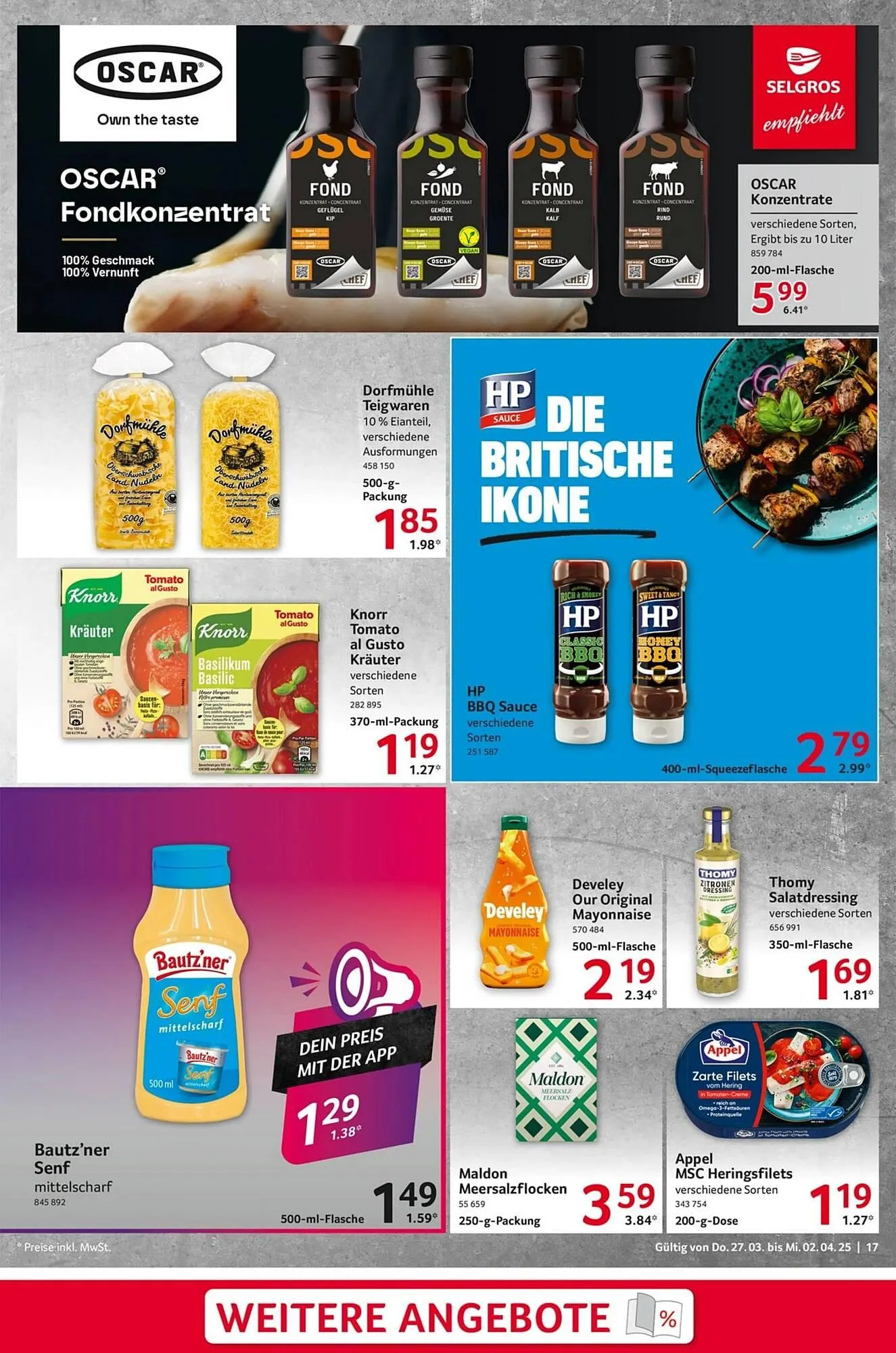 Selgros Prospekt von 27. März bis 3. April 2025 - Prospekt seite 17
