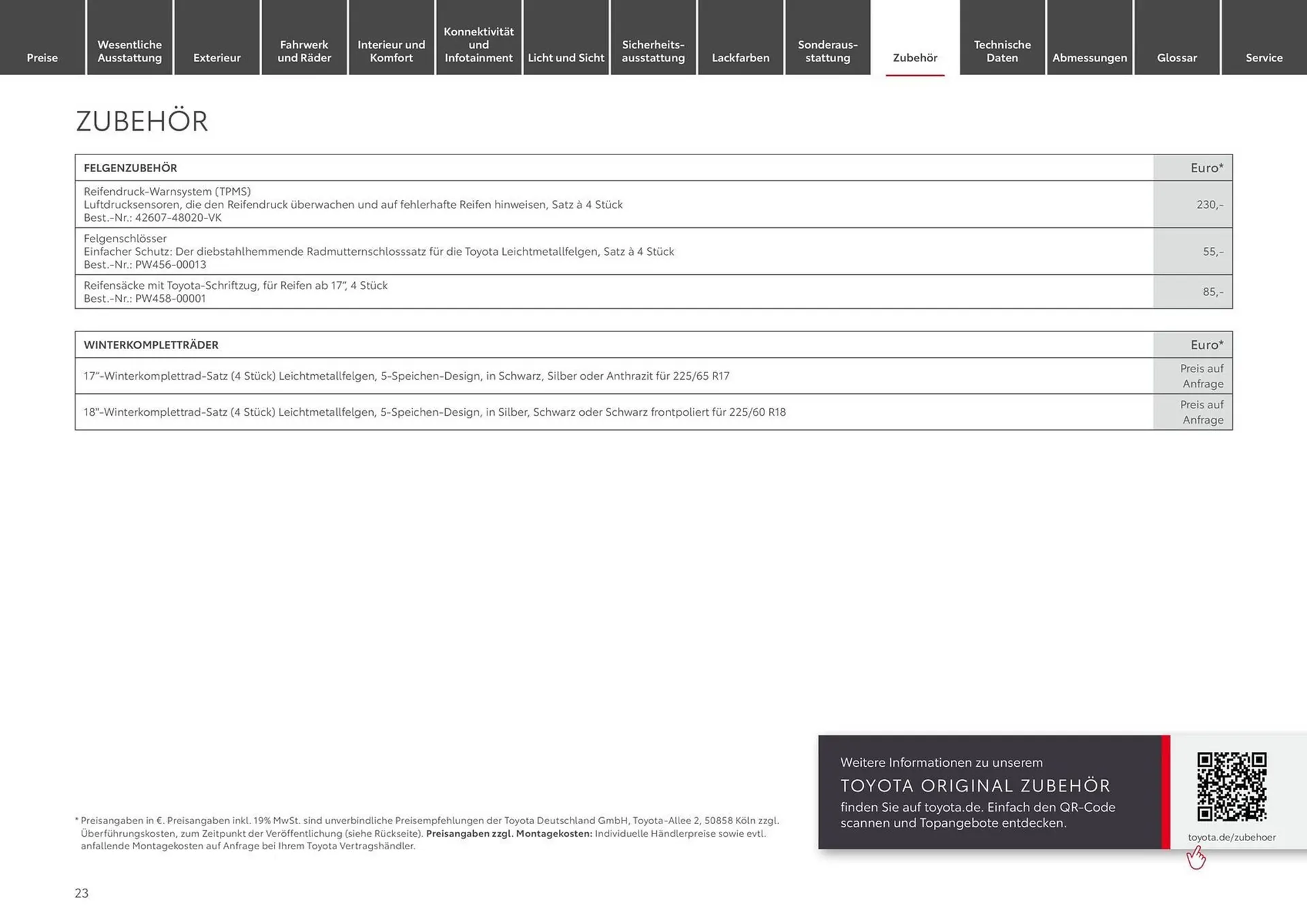 Toyota Prospekt von 1. Juli bis 1. Juli 2025 - Prospekt seite 23