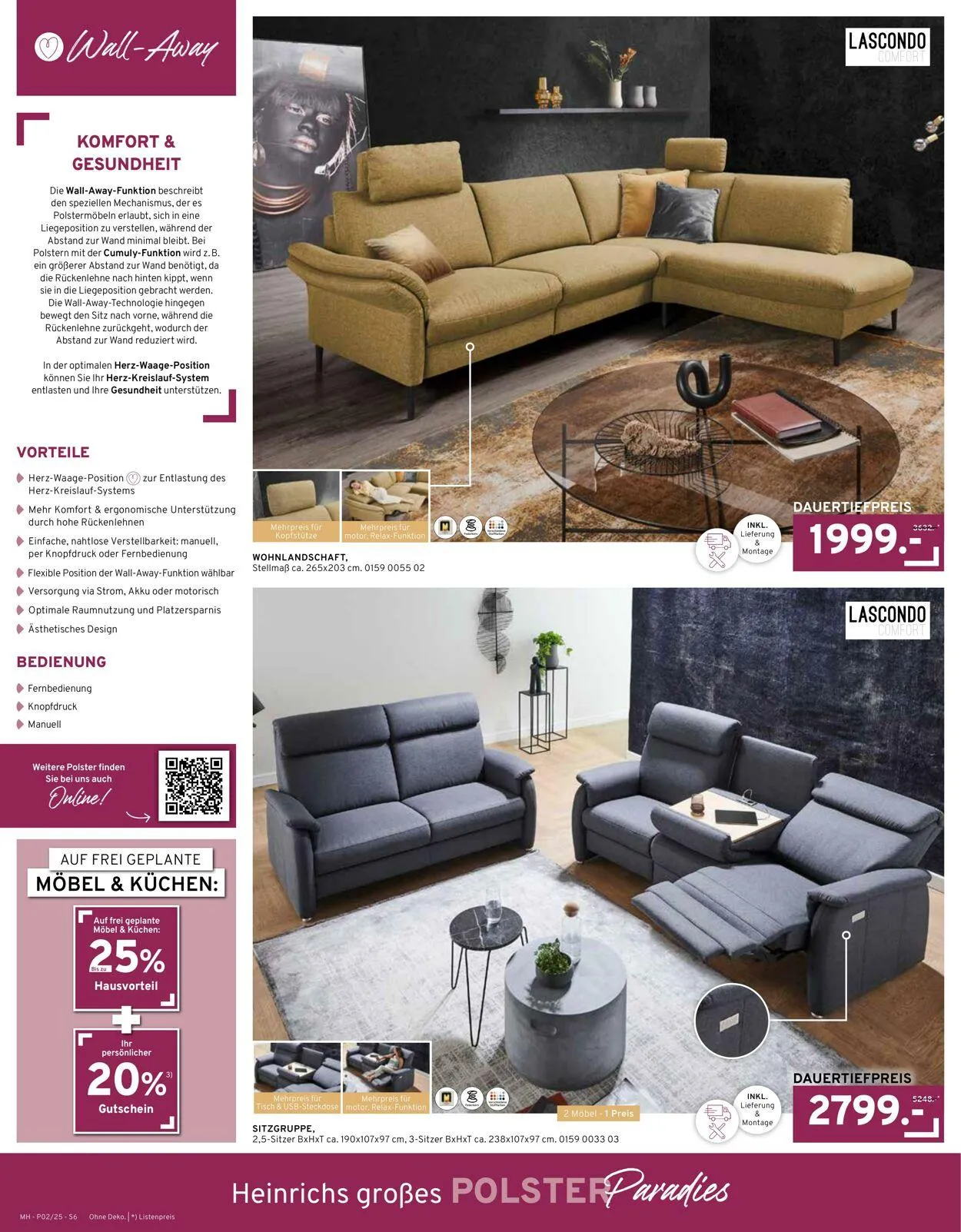 Möbel Heinrich Aktueller Prospekt von 26. Mai bis 1. Juli 2025 - Prospekt seite 6