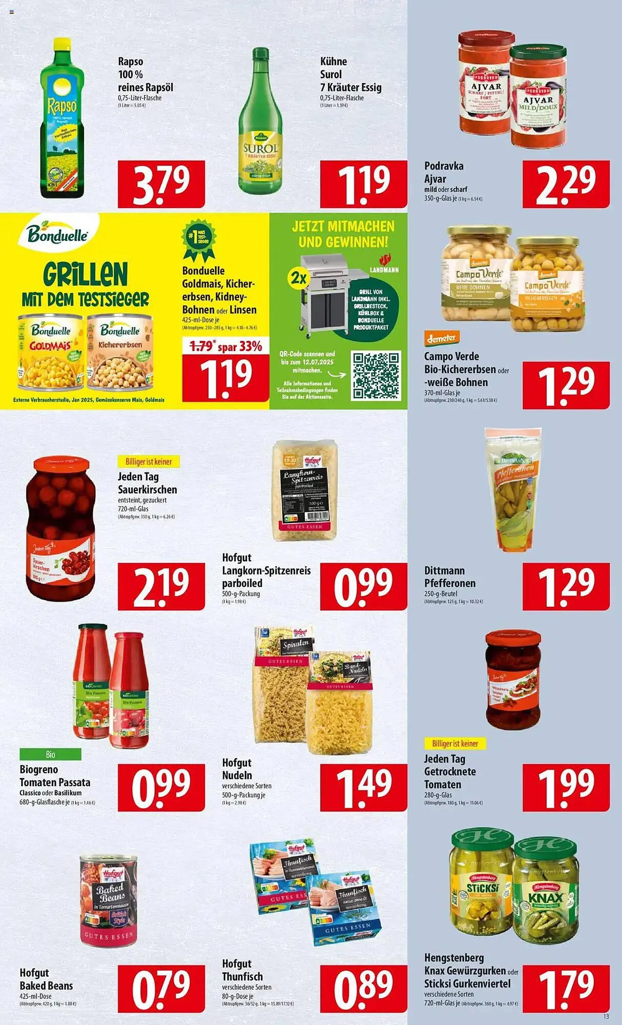 Famila Nord Ost Prospekt von 30. Juni bis 5. Juli 2025 - Prospekt seite 13