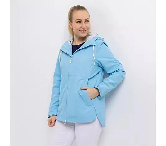 Wählen Sie Ihre Variante: CENTIGRADE ACTIVE Funktionsjacke bedruckte Kapuze 2-Wege-Reißverschluss wasserdicht