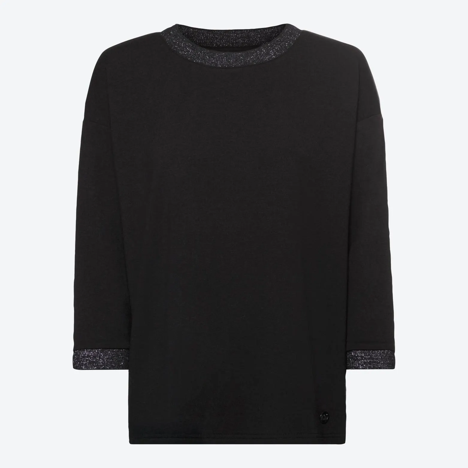 Damen-Shirt mit Glitzerfäden