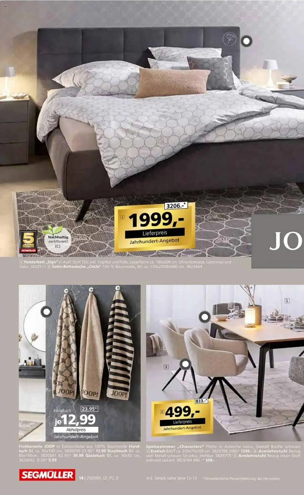 Segmüller Prospekt von 30. März bis 6. April 2025 - Prospekt seite 14