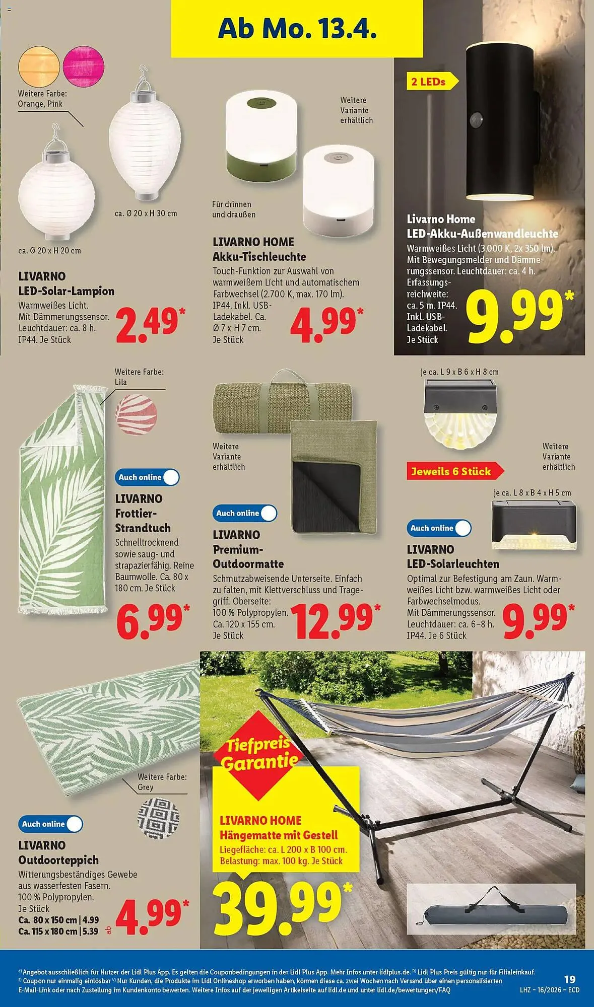 Lidl Prospekt von 13. April bis 18. April 2026 - Prospekt seite 13