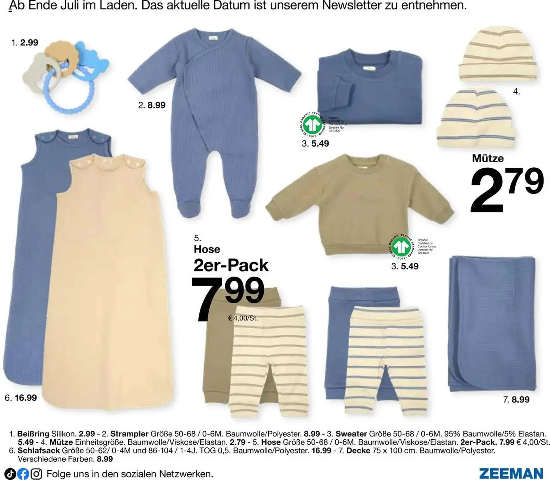 Zeeman Prospekt von 18. Juli bis 31. Dezember 2025 - Prospekt seite 5
