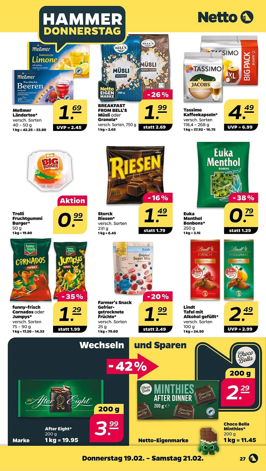 NETTO Prospekt von 16. Februar bis 21. Februar 2026 - Prospekt seite 31