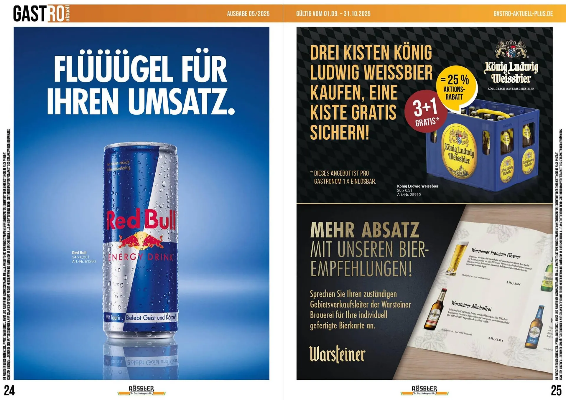 Getränke Rössler Prospekt von 1. Oktober bis 31. Oktober 2025 - Prospekt seite 13