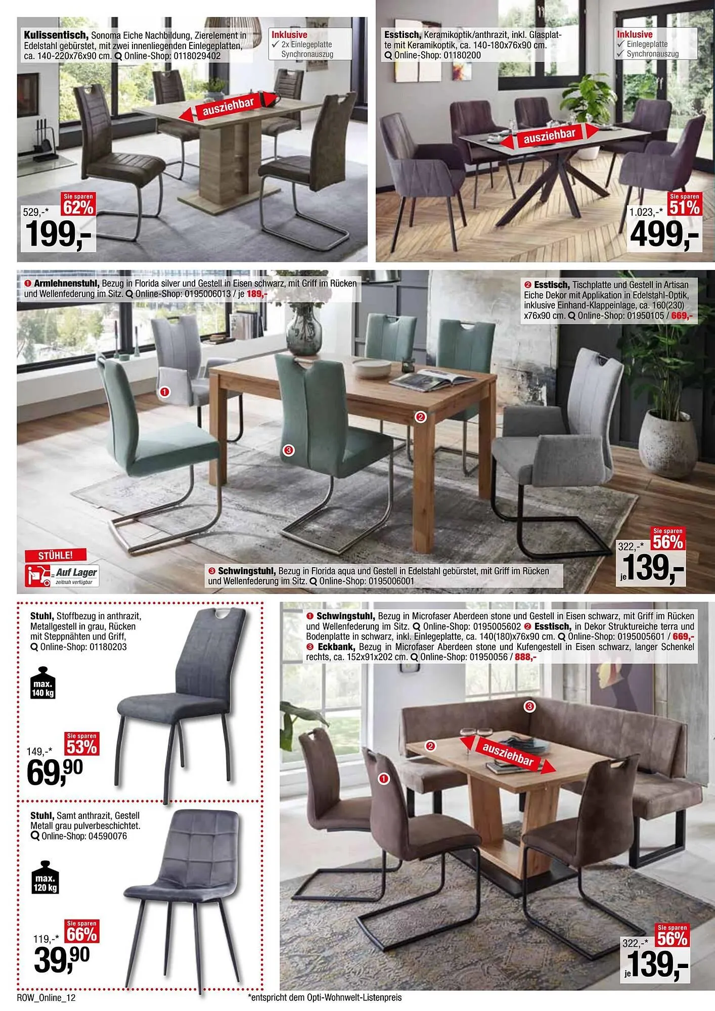 Opti Wohnwelt Prospekt von 23. März bis 27. März 2025 - Prospekt seite 12