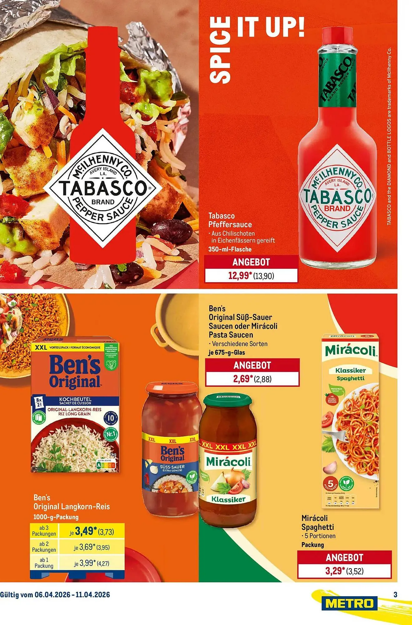 METRO Prospekt von 6. April bis 11. April 2026 - Prospekt seite 3