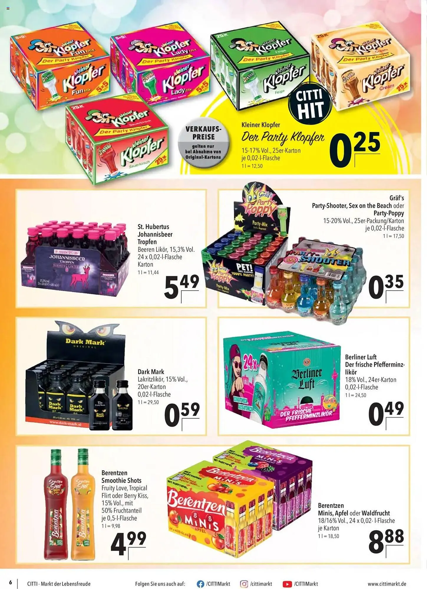 CITTI Markt Prospekt von 13. August bis 26. August 2025 - Prospekt seite 6