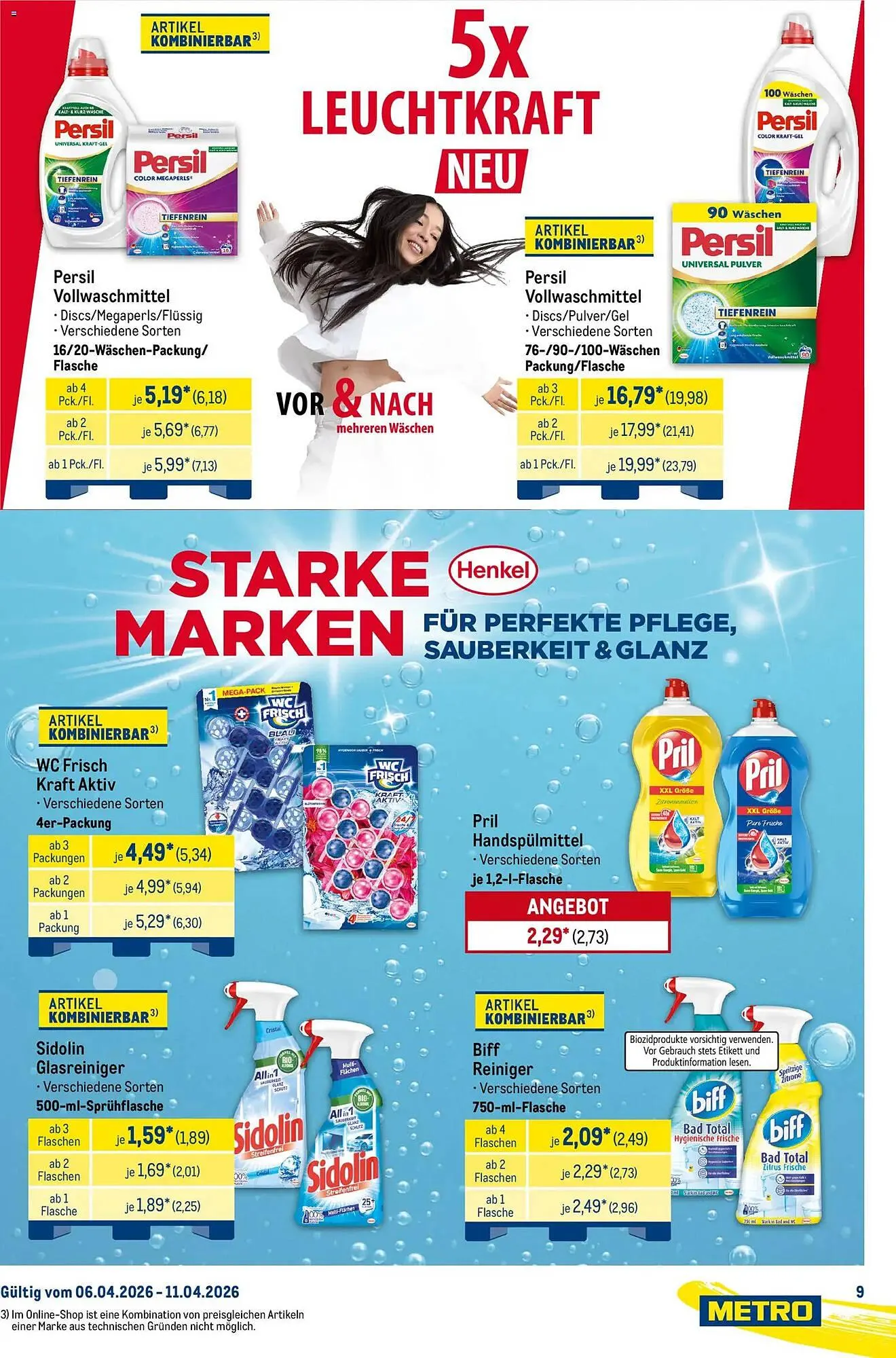 METRO Prospekt von 6. April bis 11. April 2026 - Prospekt seite 9