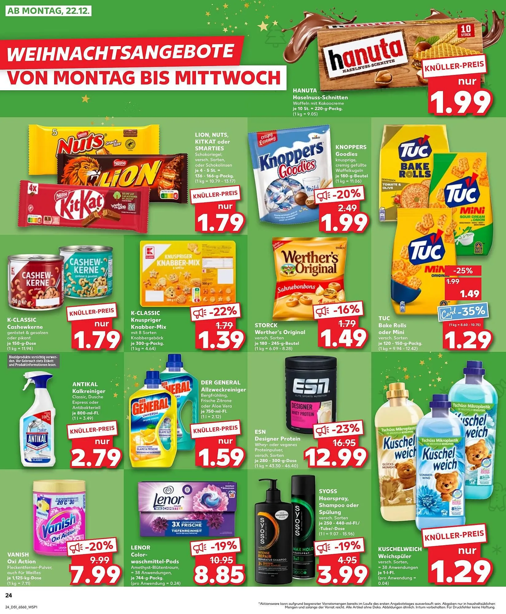 Kaufland Prospekt von 18. Dezember bis 24. Dezember 2025 - Prospekt seite 24