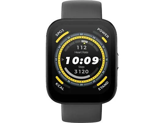 AMAZFIT Bip 5 Smartwatch Kunststoff Silikon, 22 mm, Soft Black
