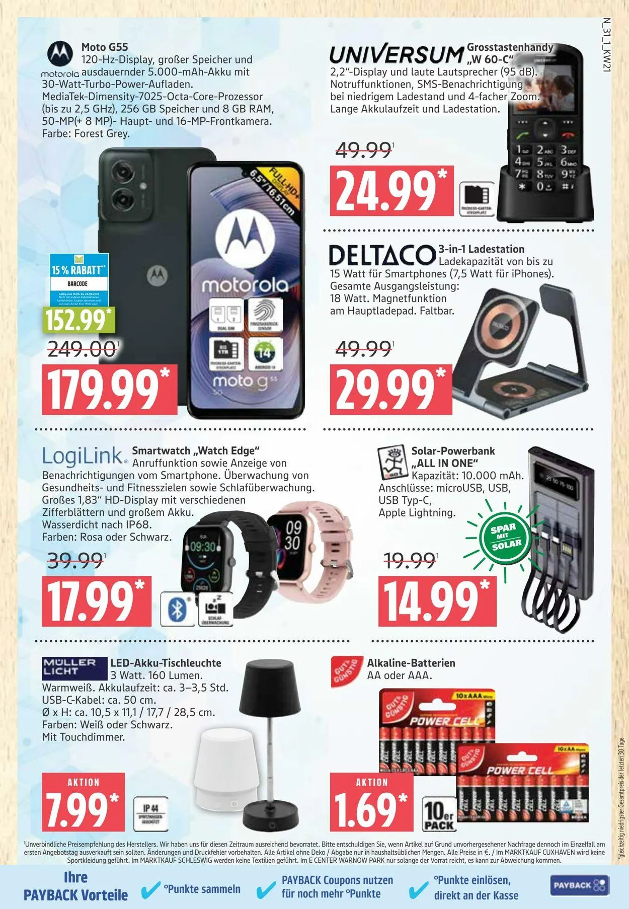 Marktkauf Aktueller Prospekt von 19. Mai bis 24. Mai 2025 - Prospekt seite 31