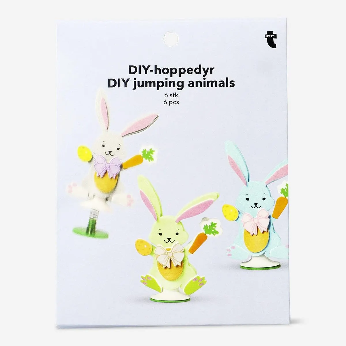 DIY jumping Easter animals