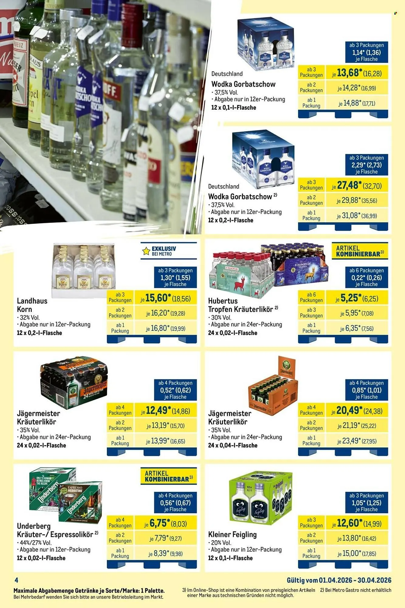 METRO Prospekt von 1. April bis 30. April 2026 - Prospekt seite 4