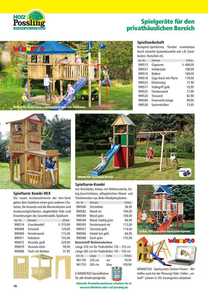 Holz-& Baukatalog 2024/25 von 27. März bis 31. Januar 2025 - Prospekt seite 96