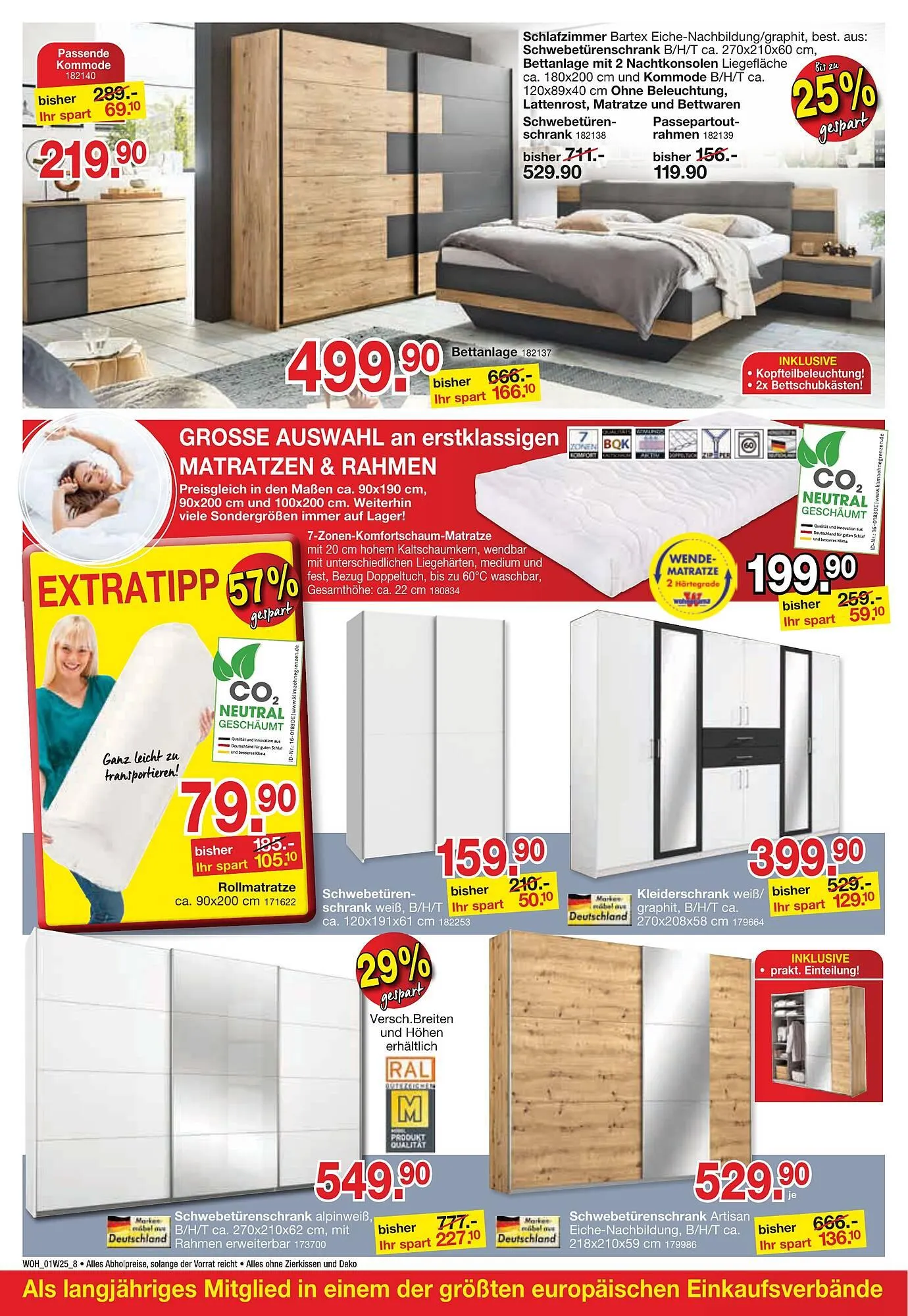Wohnorama Prospekt von 1. Januar bis 24. Januar 2025 - Prospekt seite 8