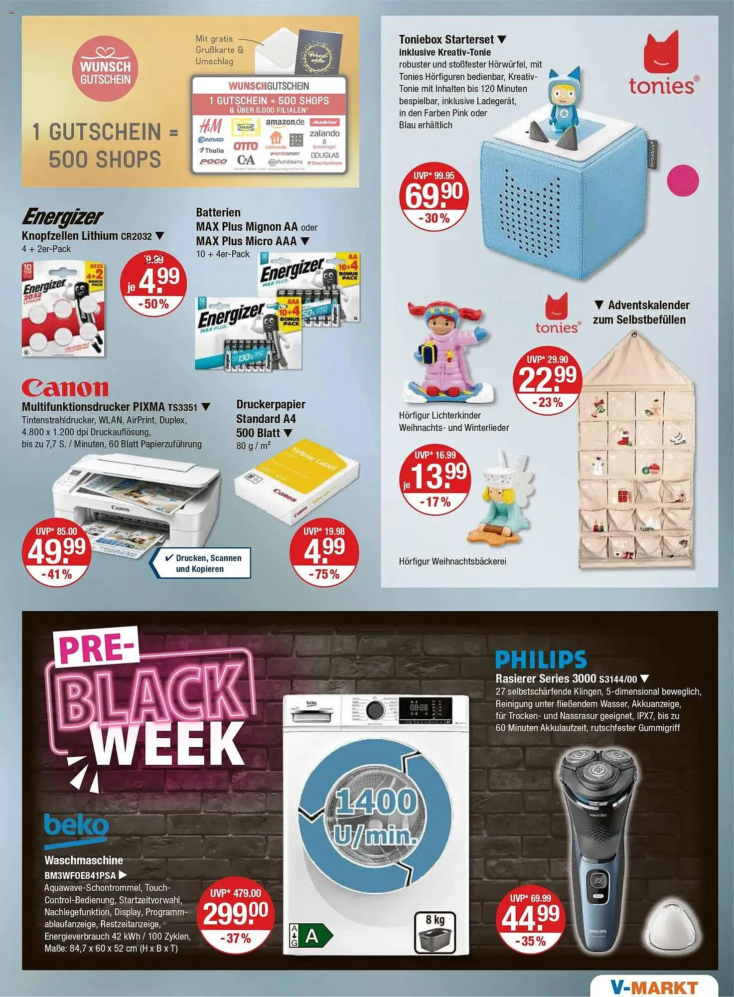 V Markt Prospekt von 13. November bis 19. November 2025 - Prospekt seite 19