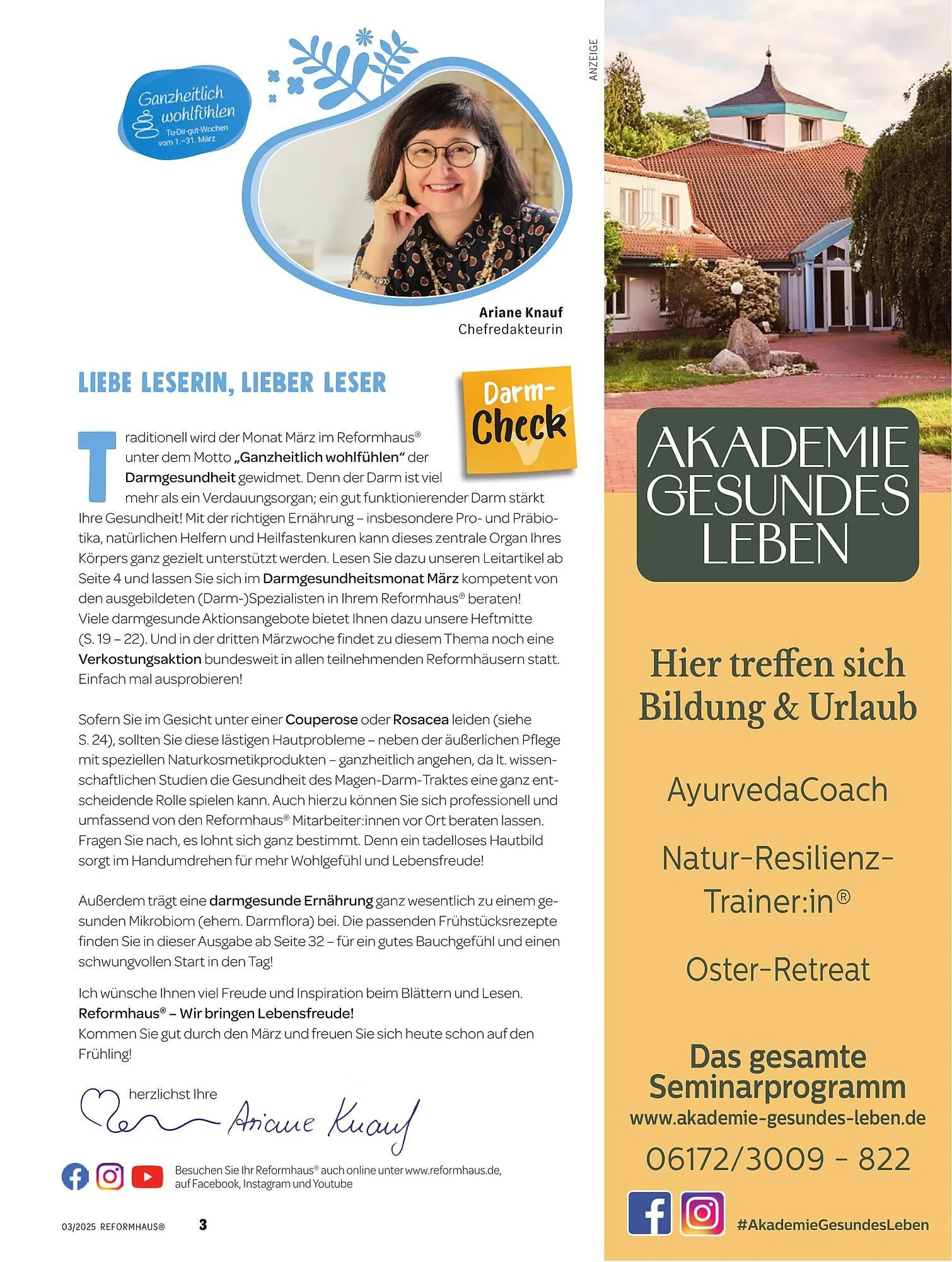 Reformhaus Prospekt von 1. März bis 31. März 2025 - Prospekt seite 3