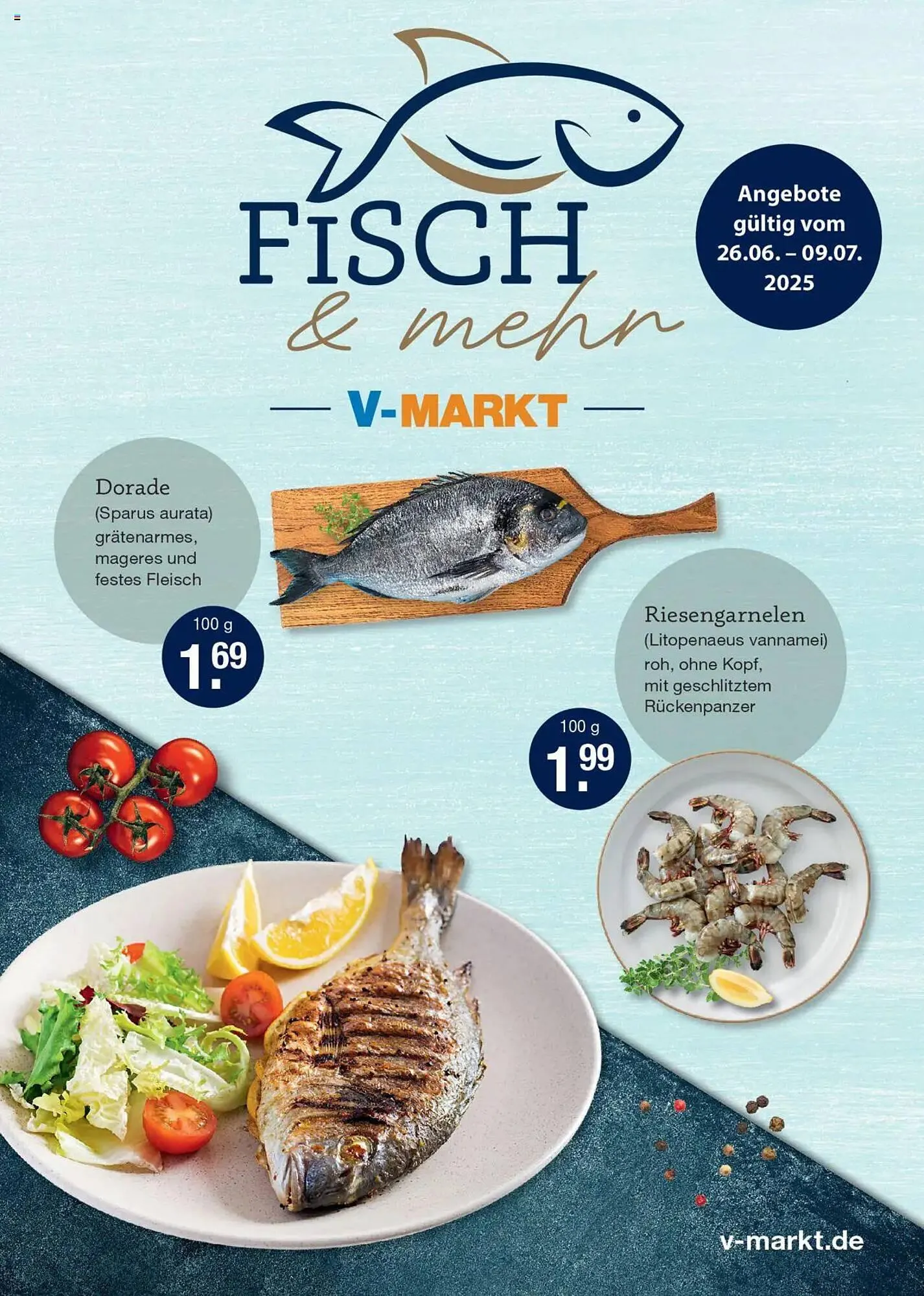 V Markt Prospekt von 26. Juni bis 9. Juli 2025 - Prospekt seite 1