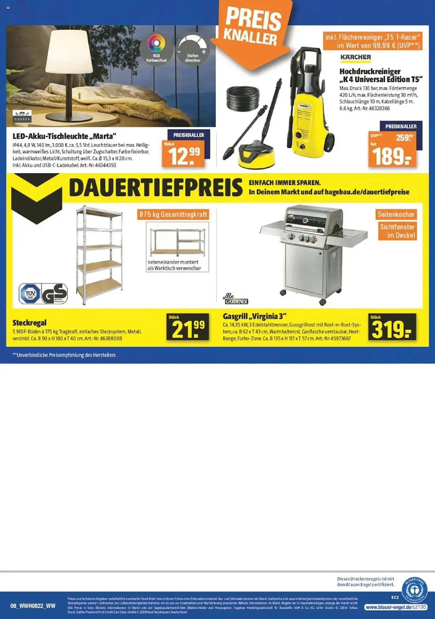 Hagebau Prospekt von 24. Mai bis 31. Mai 2025 - Prospekt seite 8