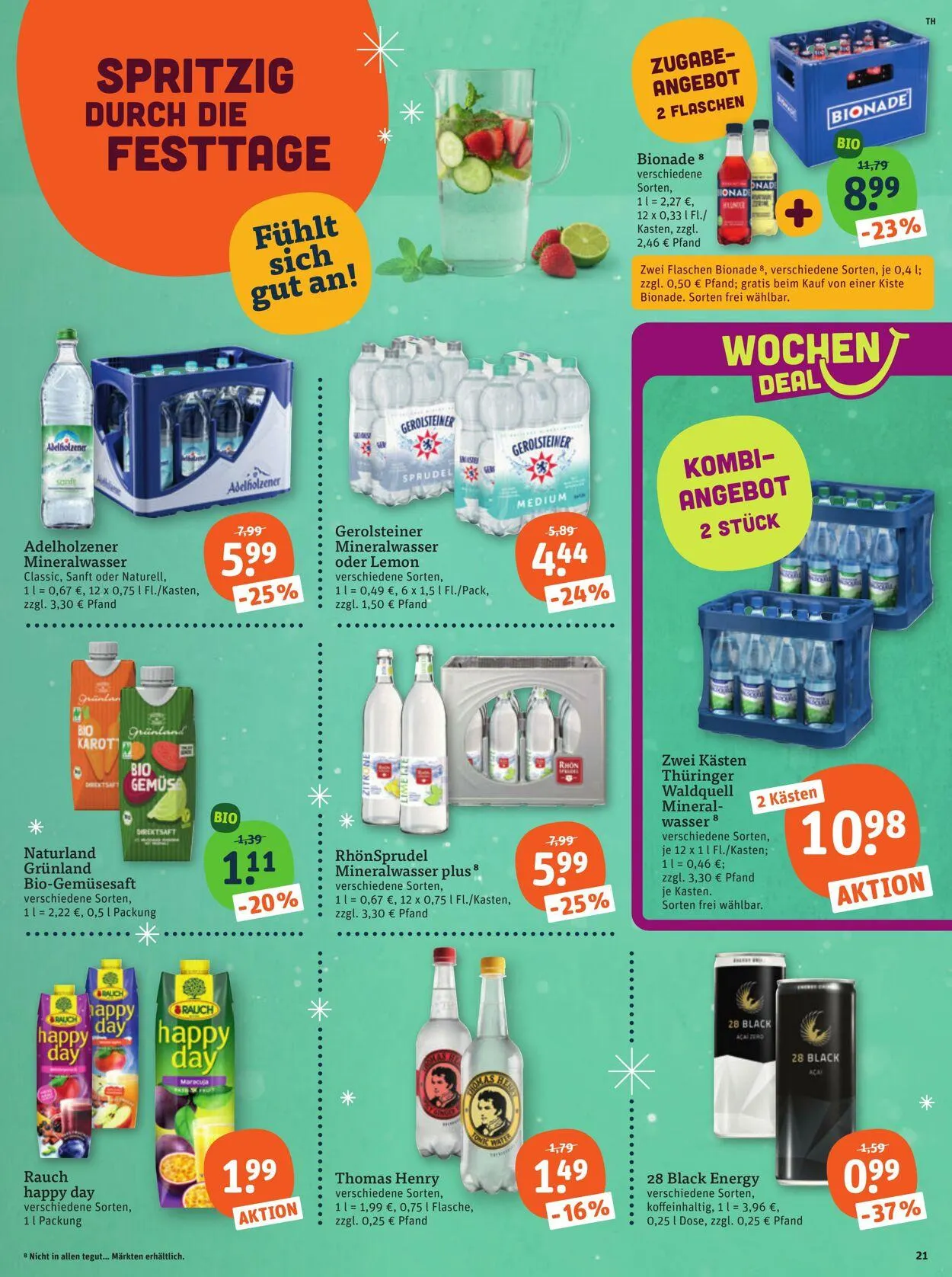 Tegut von 8. Dezember bis 14. Dezember 2025 - Prospekt seite 23