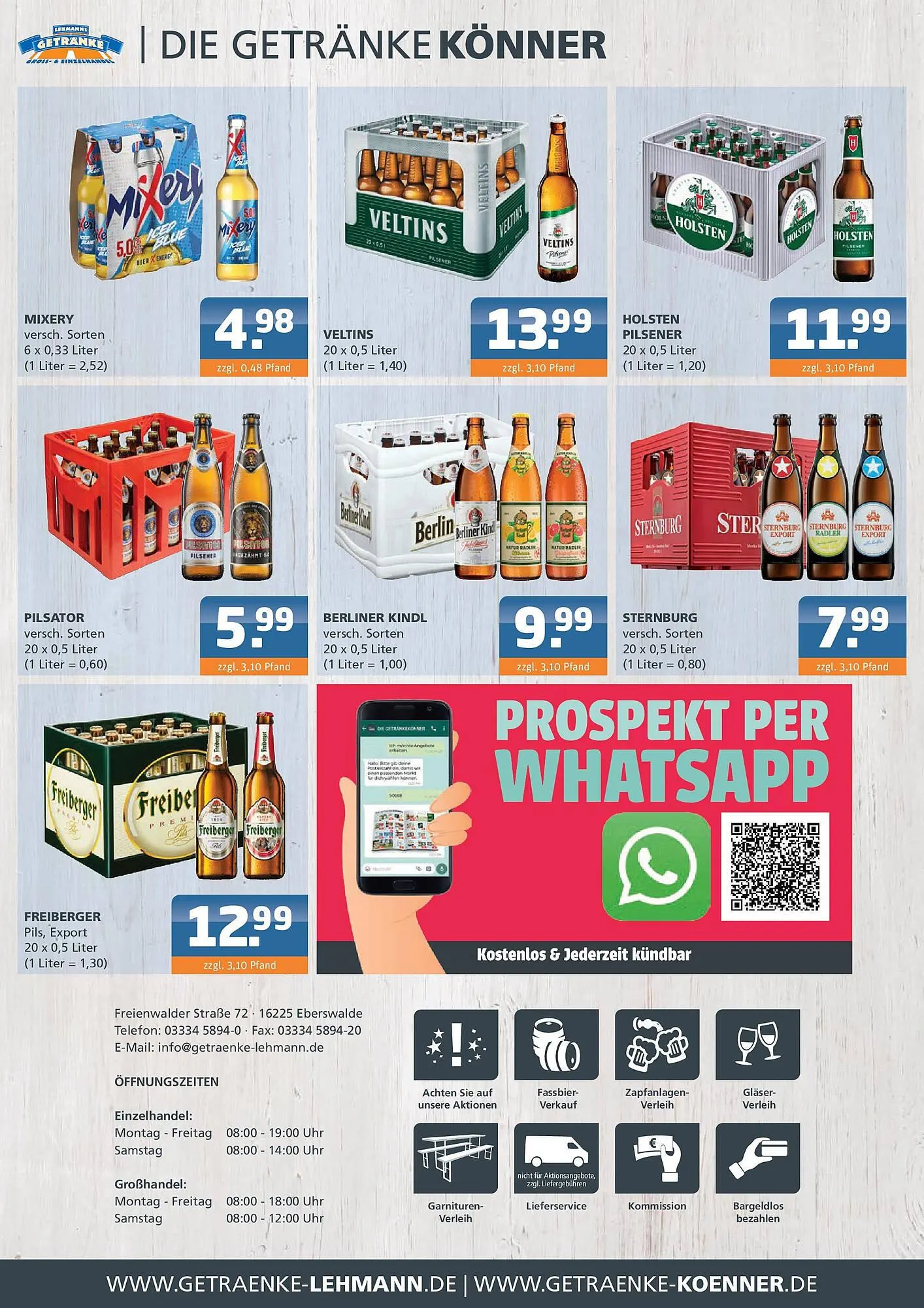 Getränke Lehmann Prospekt von 21. April bis 3. Mai 2025 - Prospekt seite 4