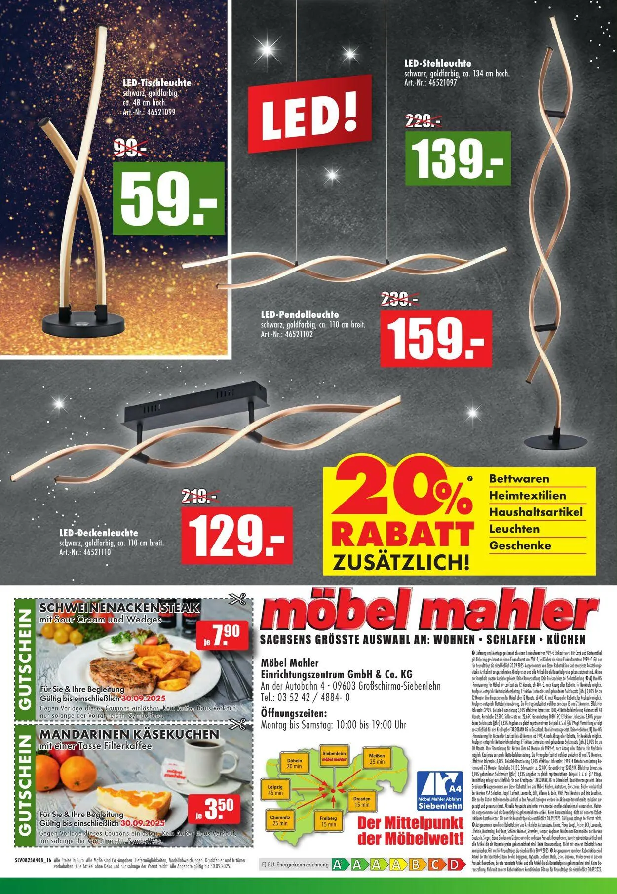 Möbel Mahler Aktueller Prospekt von 24. September bis 8. Oktober 2025 - Prospekt seite 16