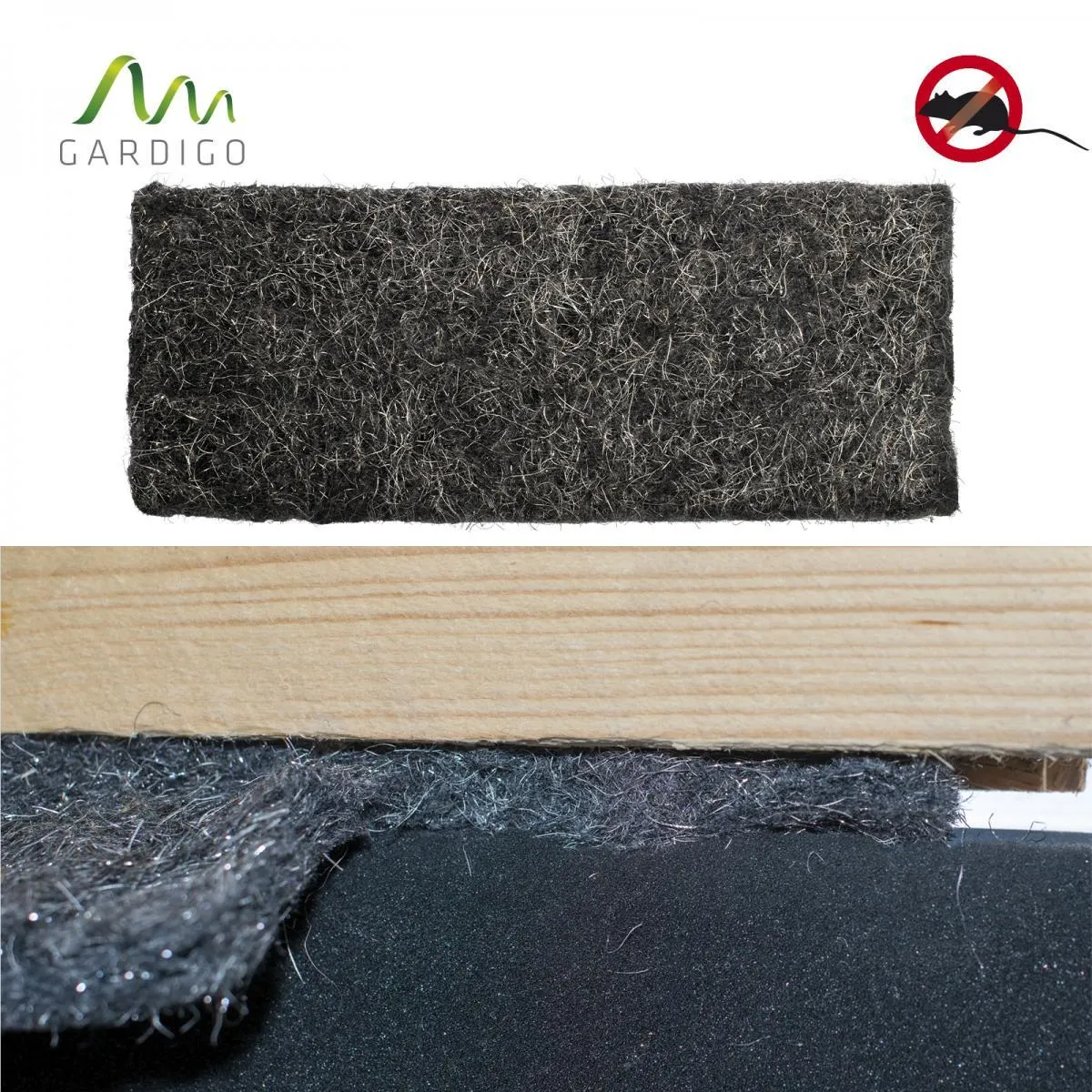 Nager-Barriere-Stahlwolle