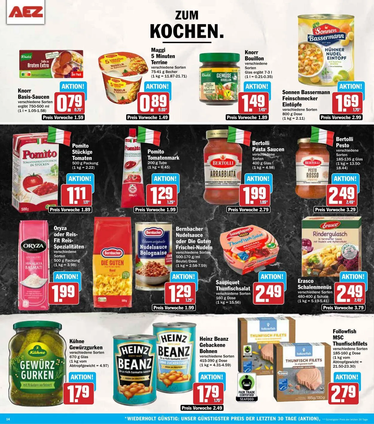 AEZ Aktueller Prospekt von 26. Mai bis 31. Mai 2025 - Prospekt seite 14