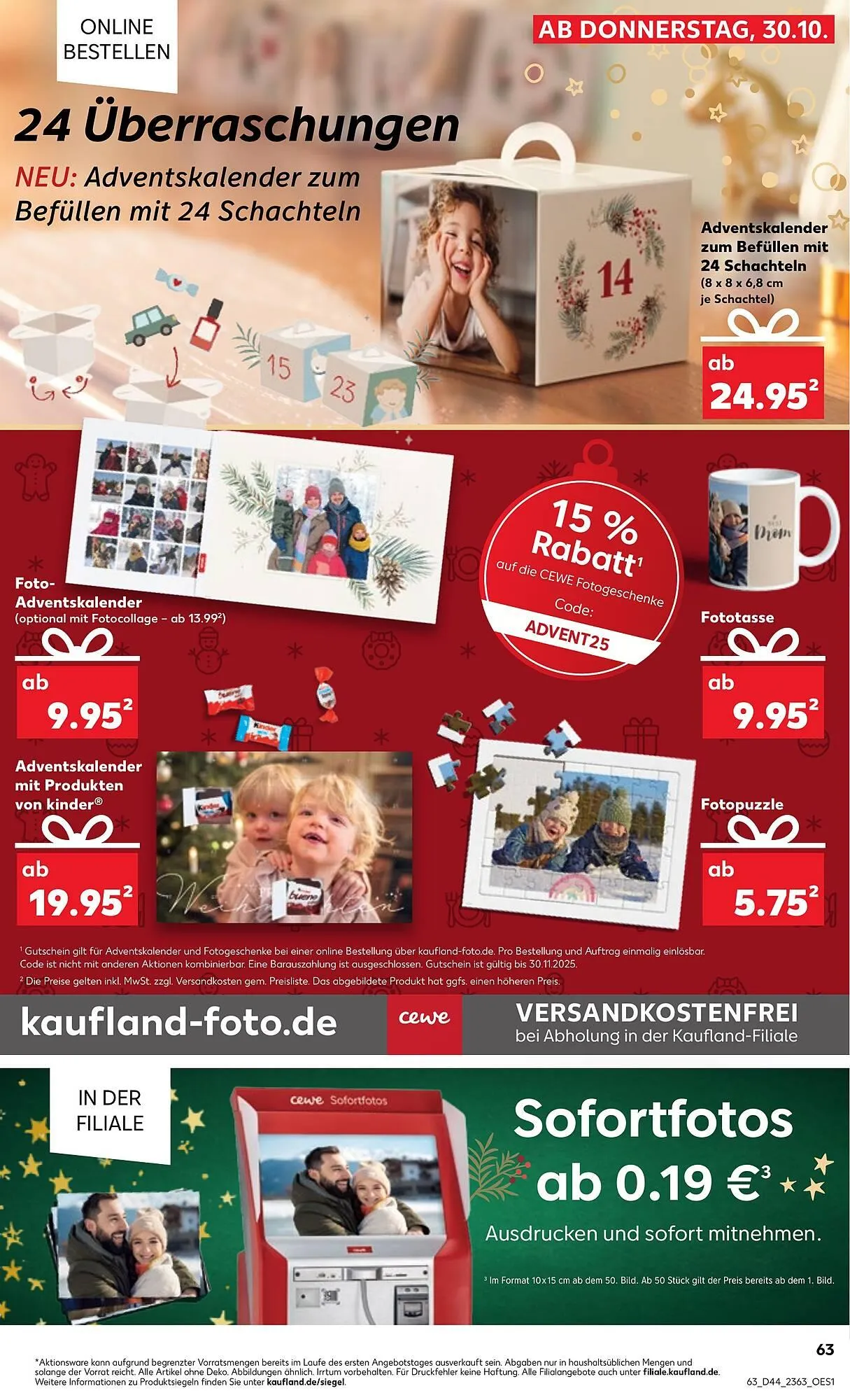 Kaufland Prospekt von 30. Oktober bis 5. November 2025 - Prospekt seite 63