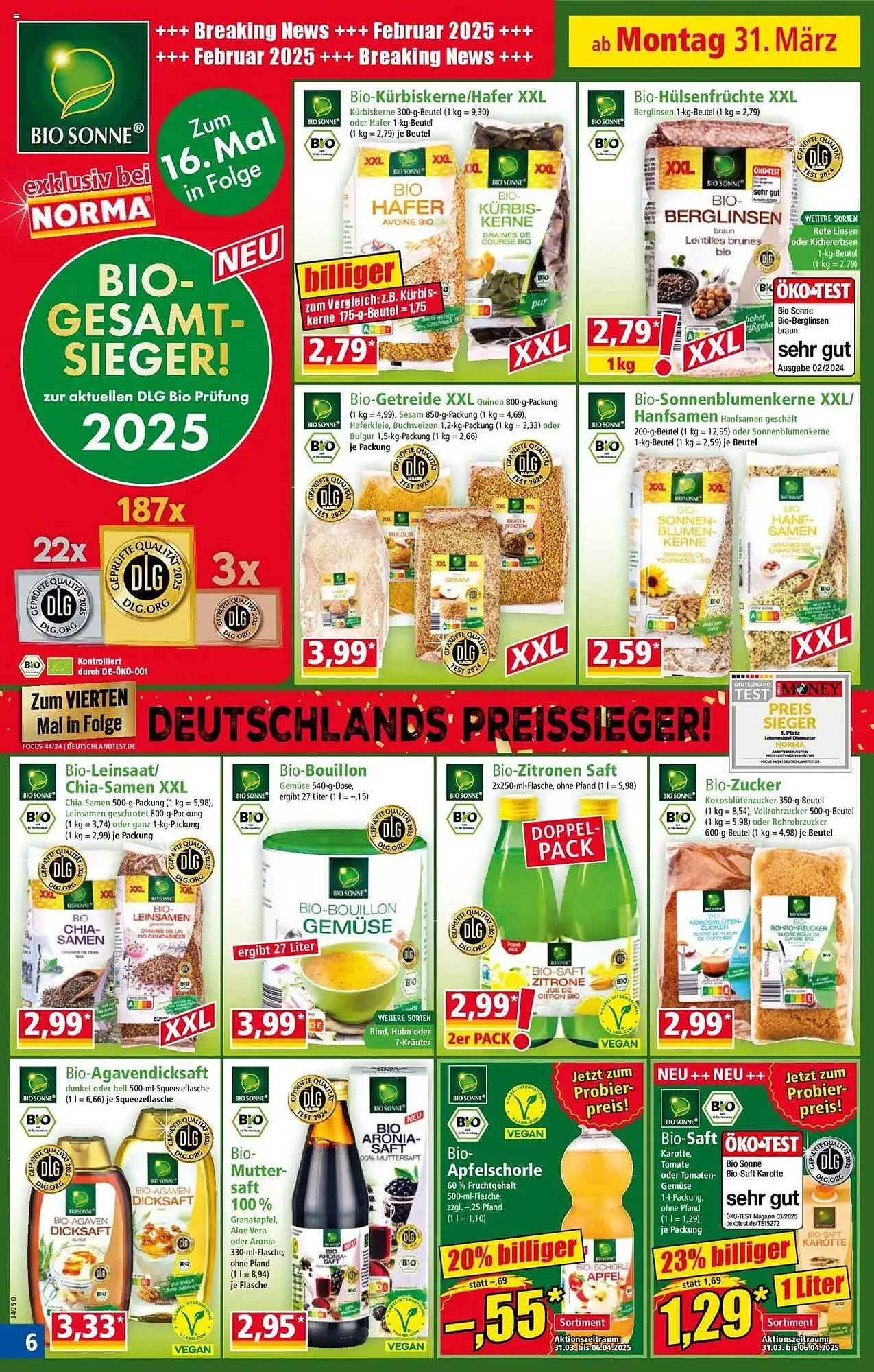 Norma Prospekt von 31. März bis 6. April 2025 - Prospekt seite 6