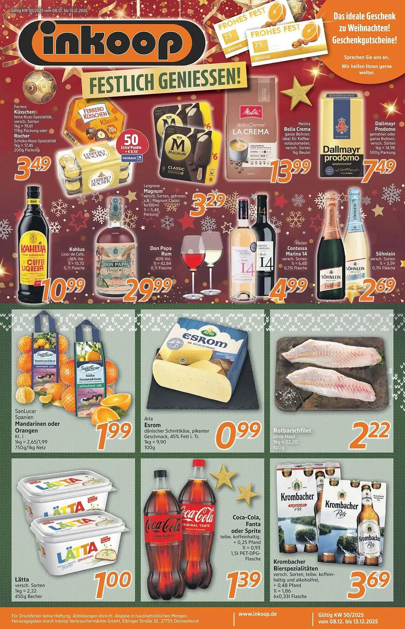 Inkoop Prospekt von 8. Dezember bis 13. Dezember 2025 - Prospekt seite 1