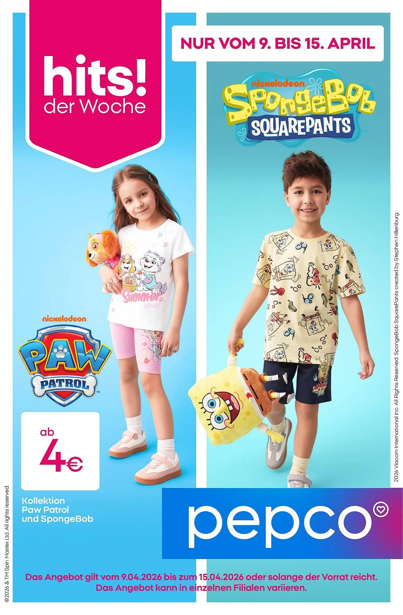PEPCO Prospekt von 9. April bis 15. April 2026 - Prospekt seite 1
