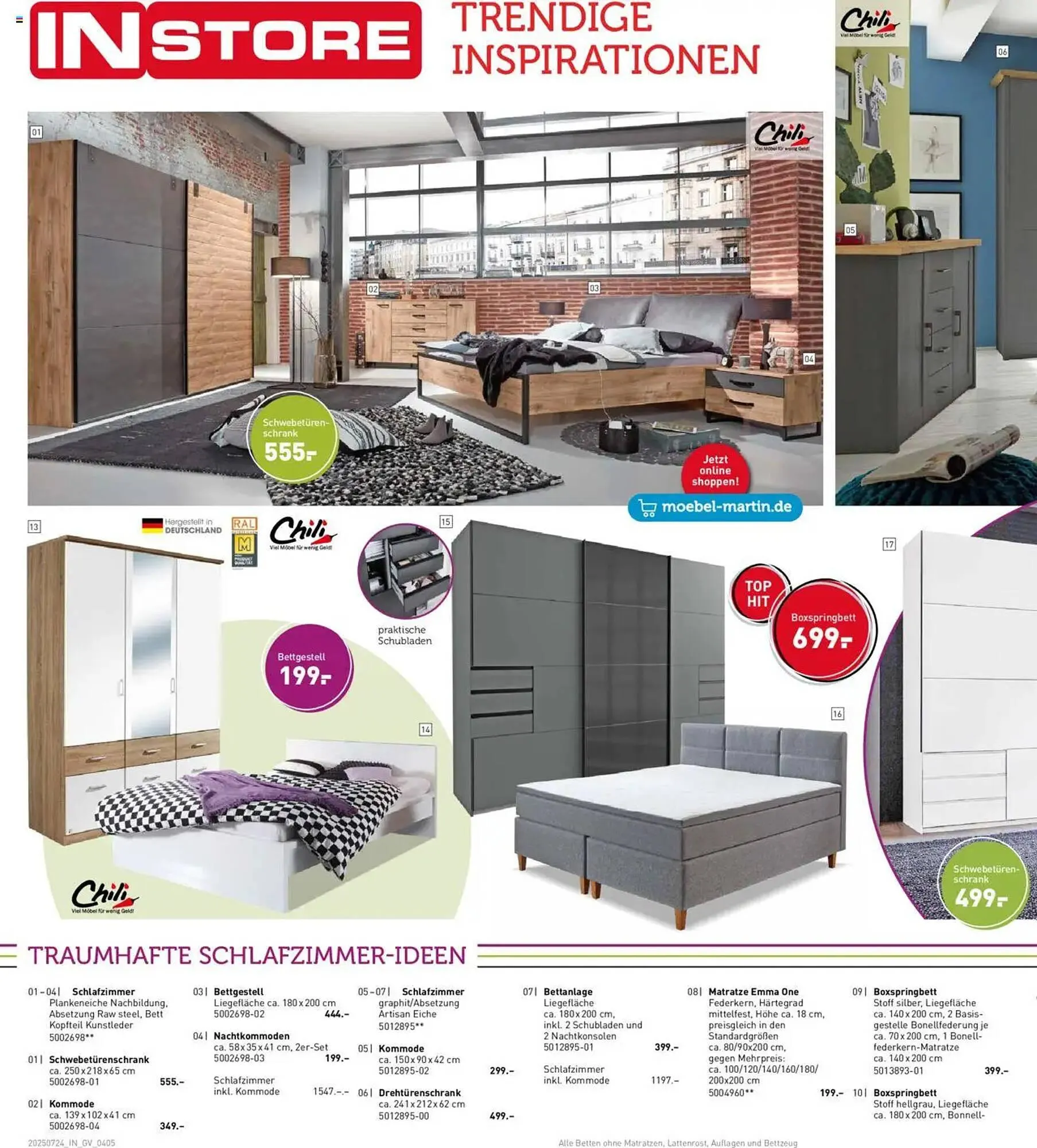 Möbel Martin Prospekt von 24. Juli bis 17. August 2025 - Prospekt seite 4