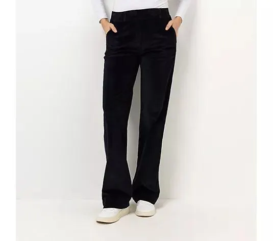 RAPHAELA BY BRAX Hose Pam Flared Rundumdehnbund Slim-Fit Leistentaschen