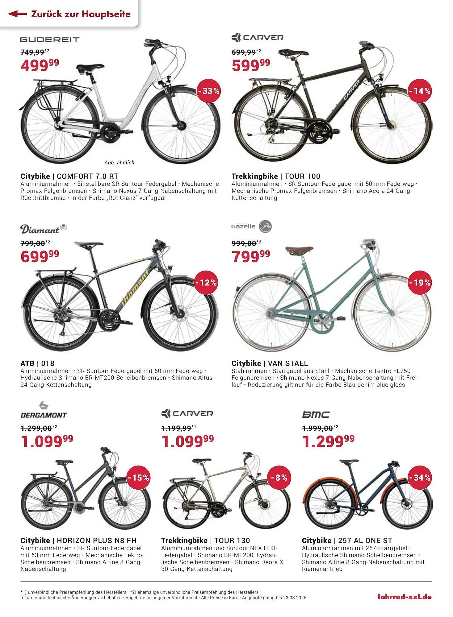 Fahrrad XXL Prospekt von 24. Februar bis 24. März 2025 - Prospekt seite 6