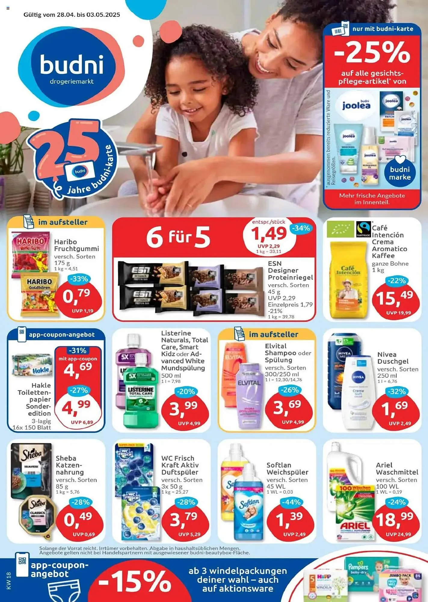 Budni Prospekt von 28. April bis 3. Mai 2025 - Prospekt seite 1