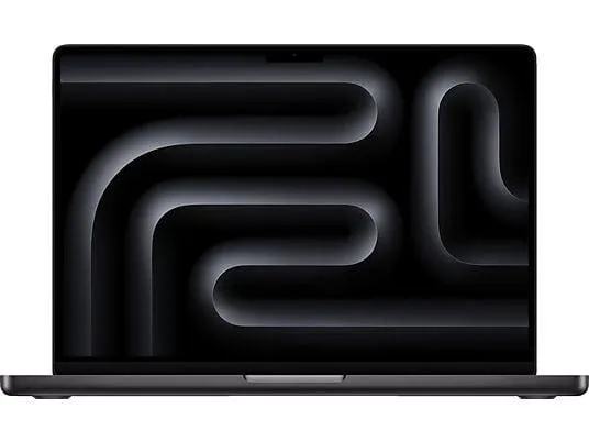 APPLE MacBook Pro (2024), Notebook, mit 14 Zoll Display, Apple M4 Chip, 16 GB RAM, 10-Core GPU, 512 GB SSD, Space Schwarz