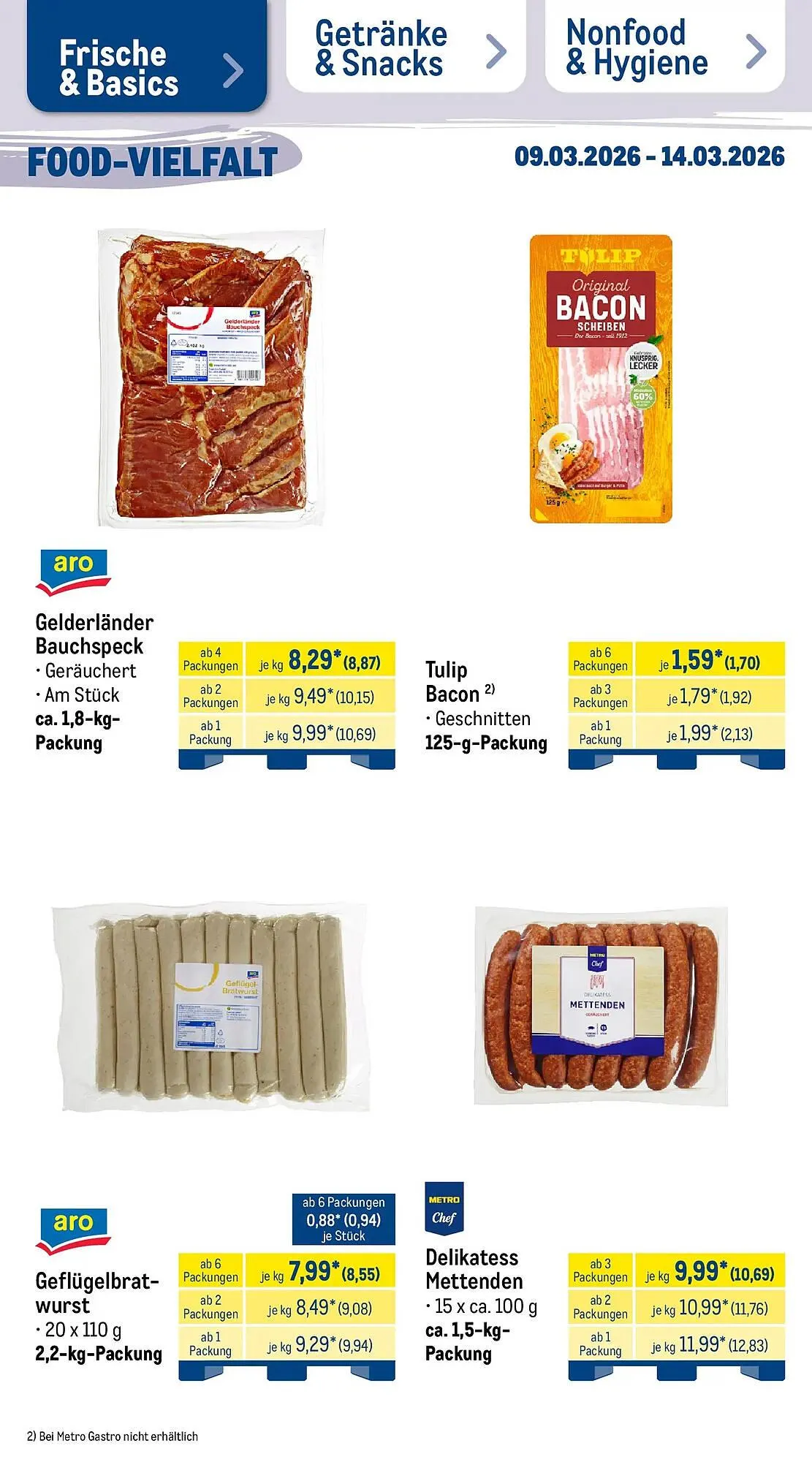 METRO Prospekt von 8. März bis 14. März 2026 - Prospekt seite 13