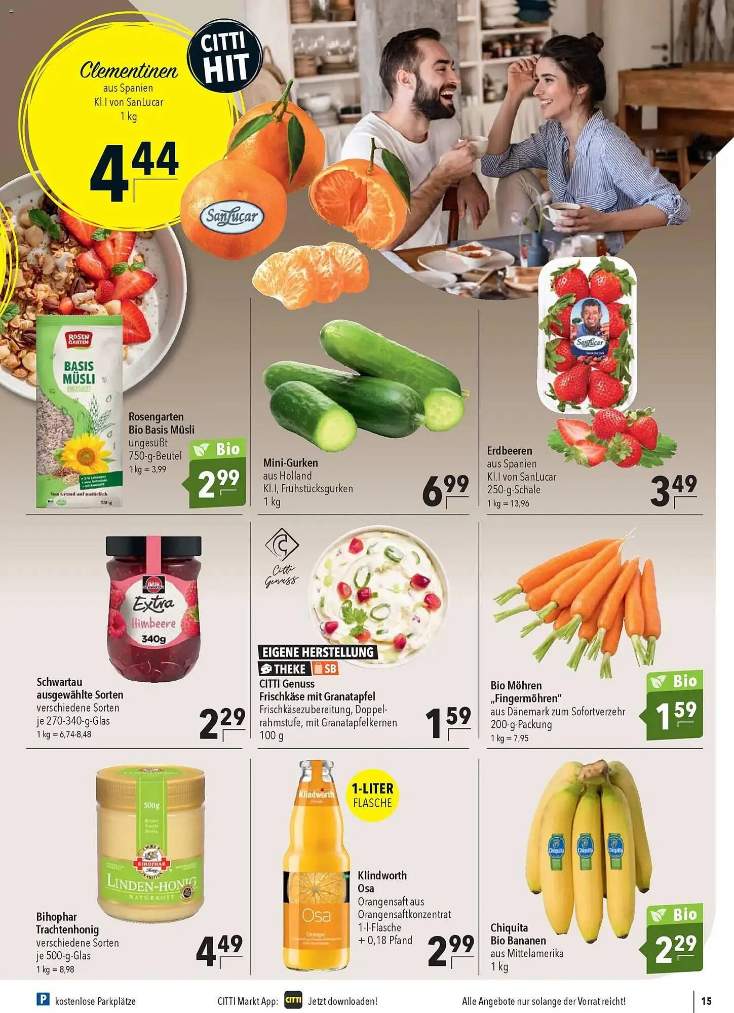 CITTI Markt Prospekt von 28. Januar bis 10. Februar 2026 - Prospekt seite 15