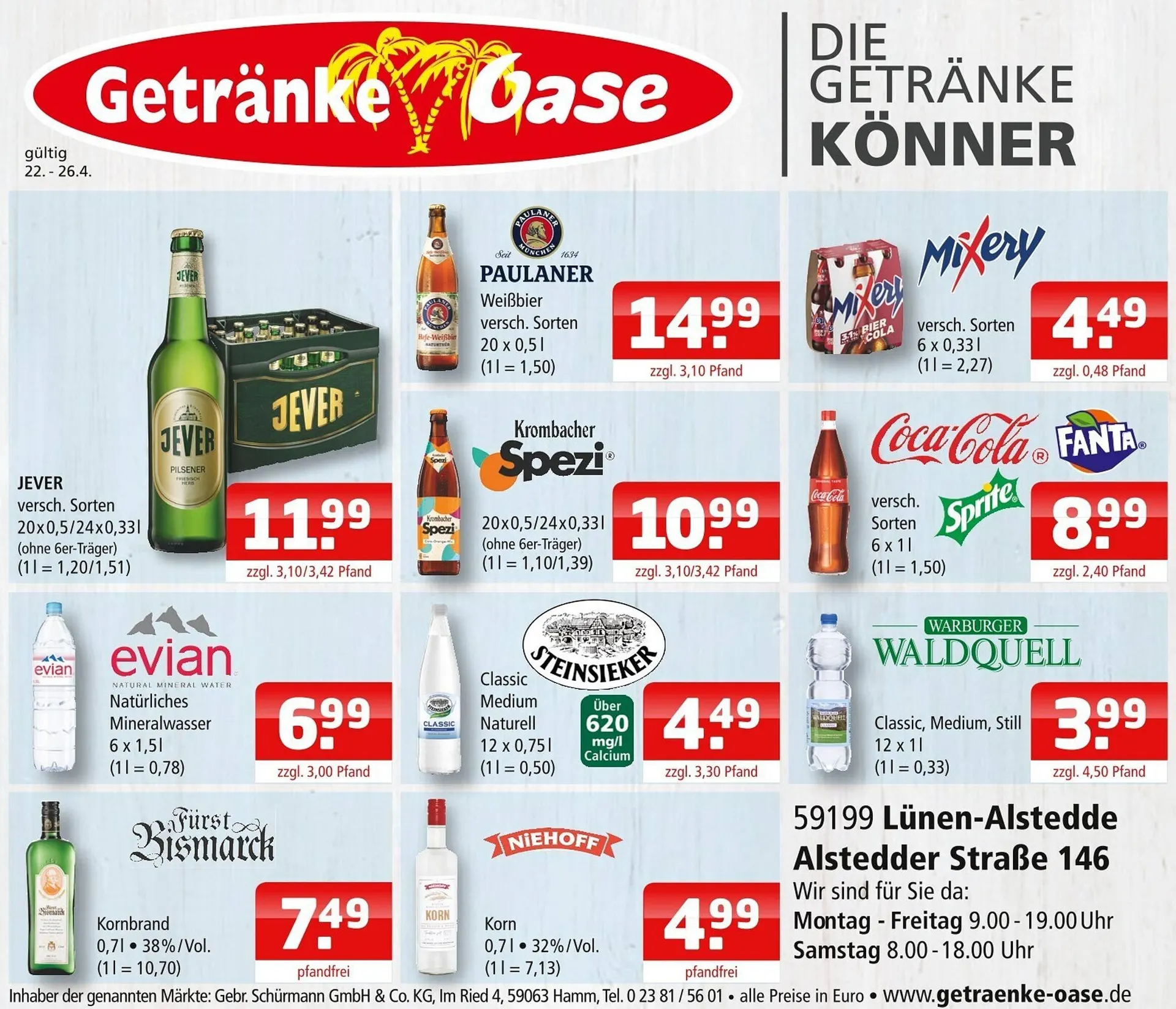 Getränke Oase Prospekt - 1