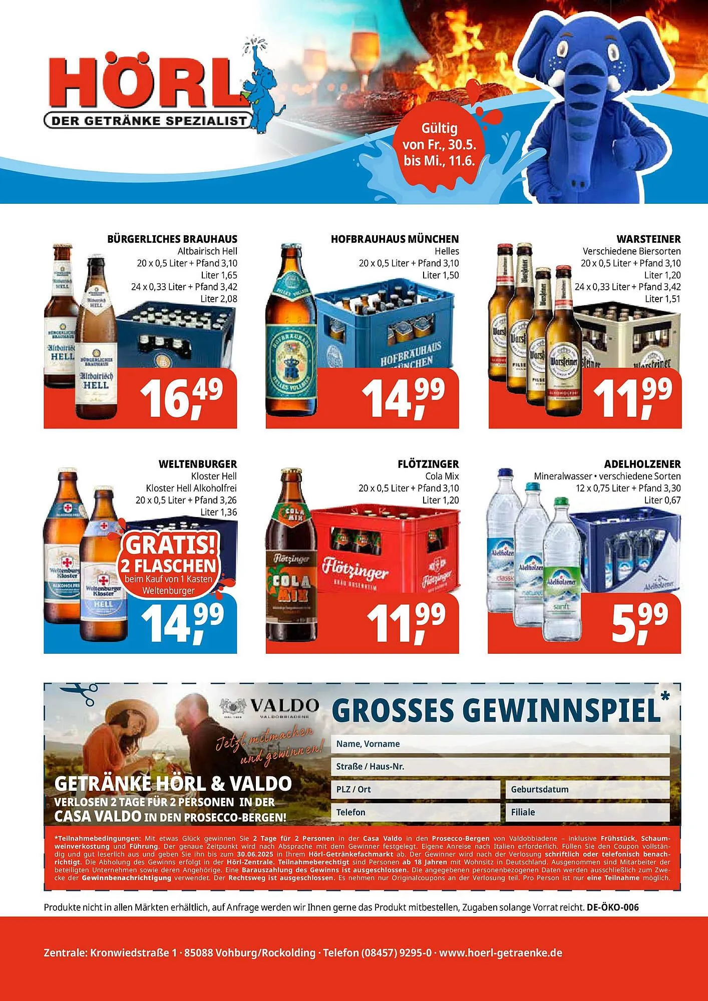 Hörl Getränke Prospekt von 28. Mai bis 11. Juni 2025 - Prospekt seite 8