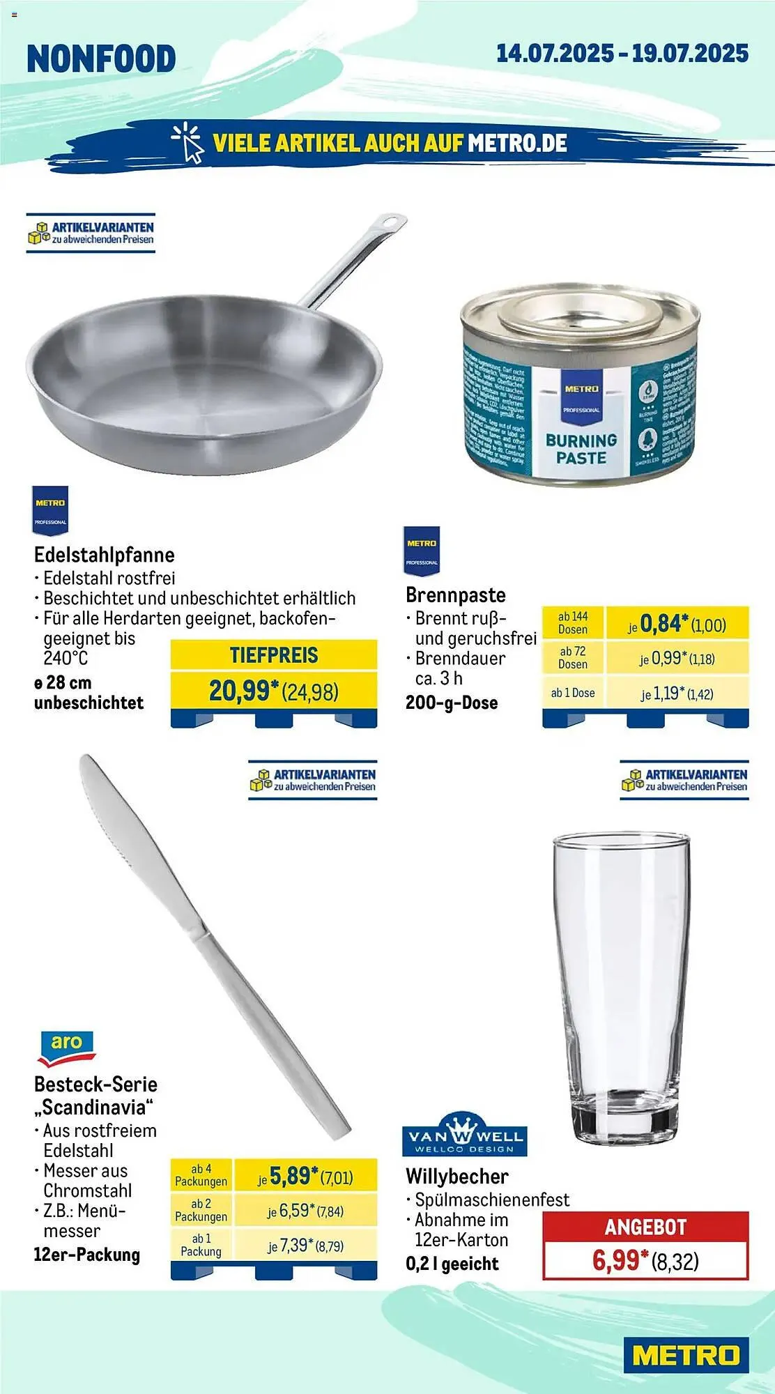 METRO Prospekt von 14. Juli bis 19. Juli 2025 - Prospekt seite 20