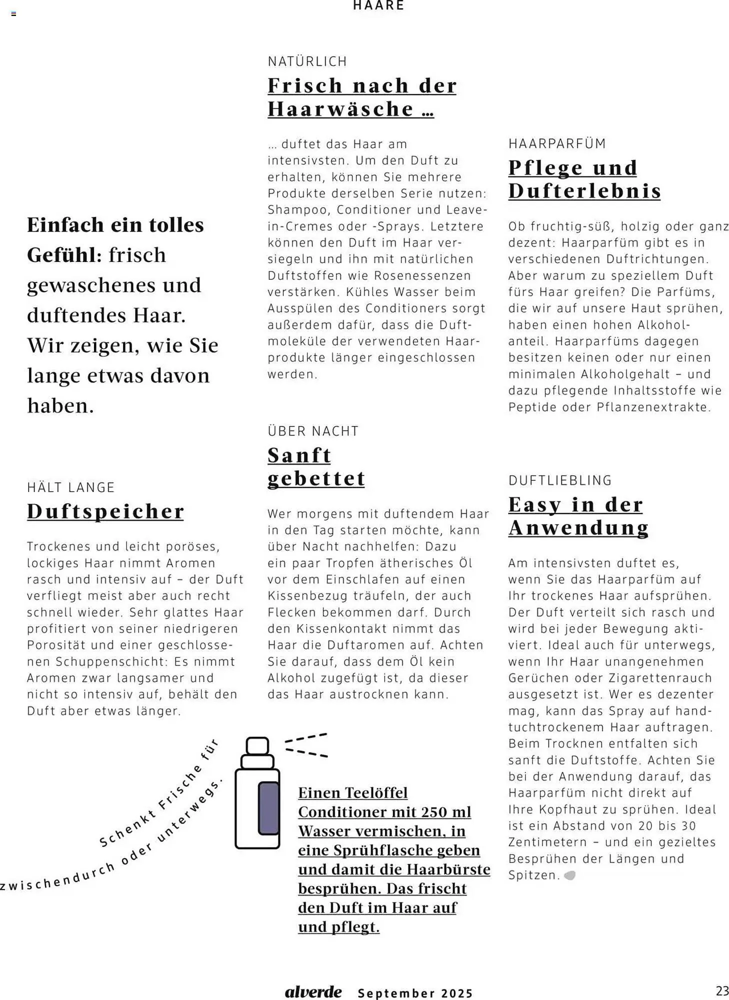 dm drogerie Magazin von 1. September bis 30. September 2025 - Prospekt seite 23