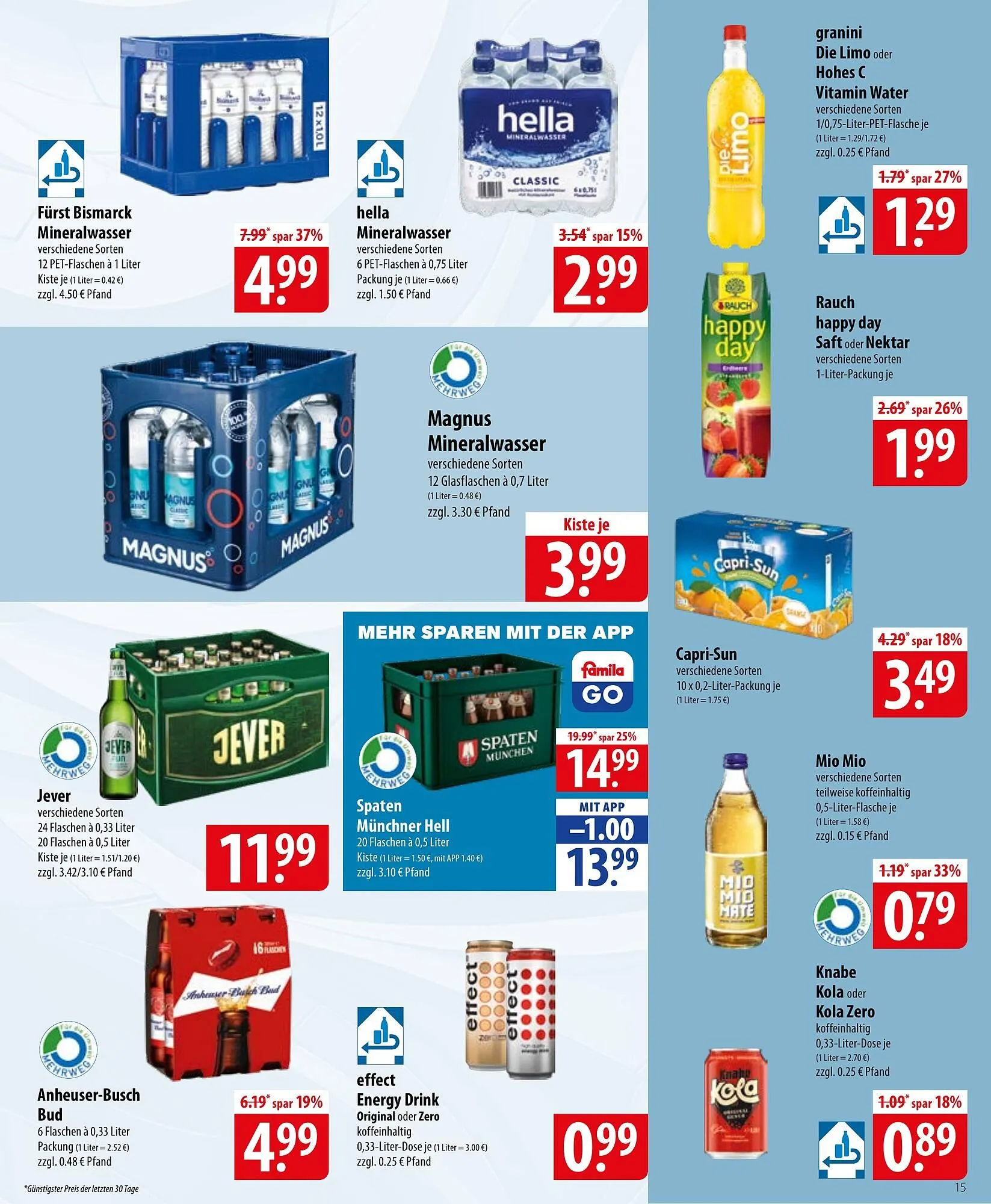 Famila Nord Ost Prospekt von 4. Mai bis 9. Mai 2026 - Prospekt seite 15
