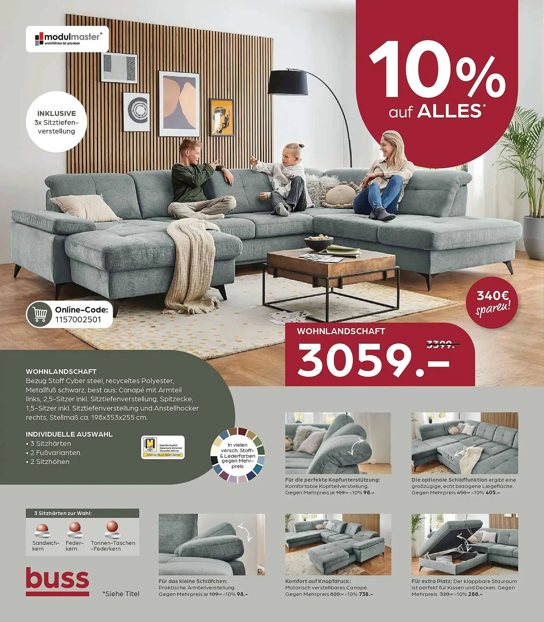 Möbel Buss Prospekt von 8. April bis 13. April 2026 - Prospekt seite 8