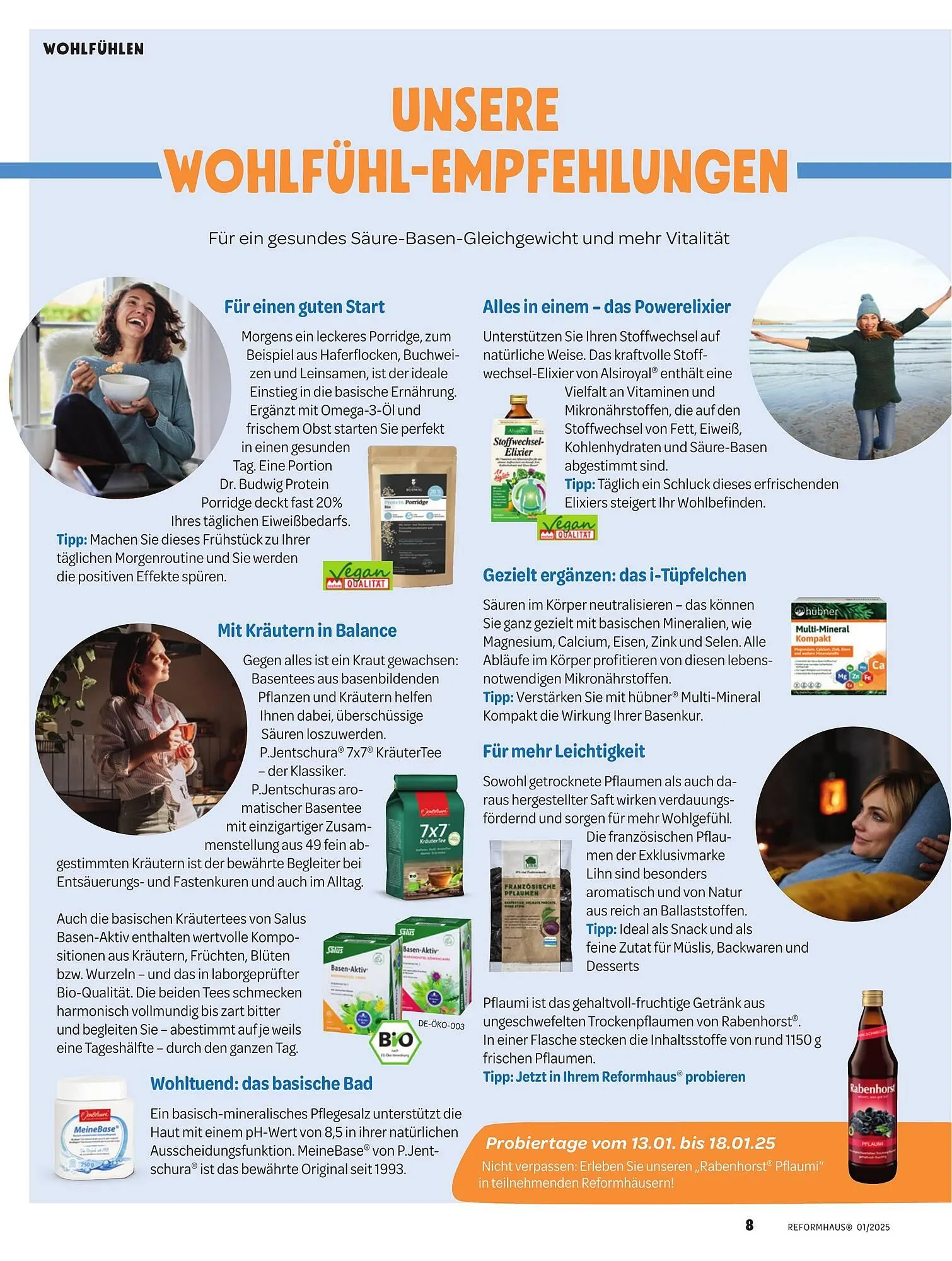 Reformhaus Prospekt von 1. Januar bis 31. Januar 2025 - Prospekt seite 8