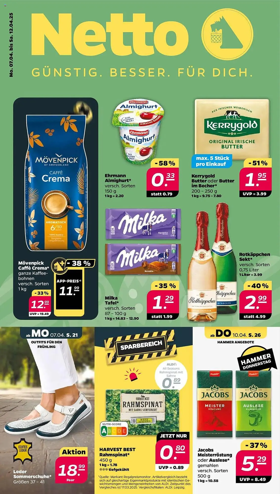 NETTO Prospekt von 7. April bis 12. April 2025 - Prospekt seite 1